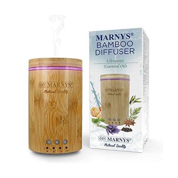 Marnys Diffuseur dhuiles essentielles en bambou