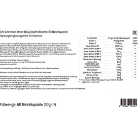 Life Extension, Once-daily Health Booster, 60 Capsules molles, Testé en Laboratoire, Sans Gluten, Sans Soja, Sans OGM