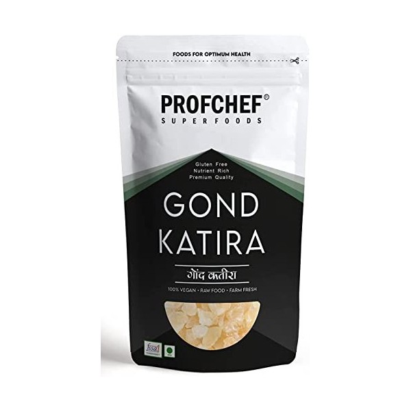 CROV Profchef Masque anti-âge pour une belle peau Gond Katira Tragacanth Gum 250 g 