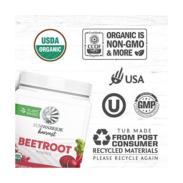 US Organic Harvest Poudre de racines de betterave 360 g