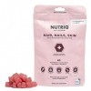 NUTRIQ Hair, Nails & Skin Gommes vitaminées - Vitamin Gummies avec biotine et zinc pour adultes - fortement dosé - 60 pièces 