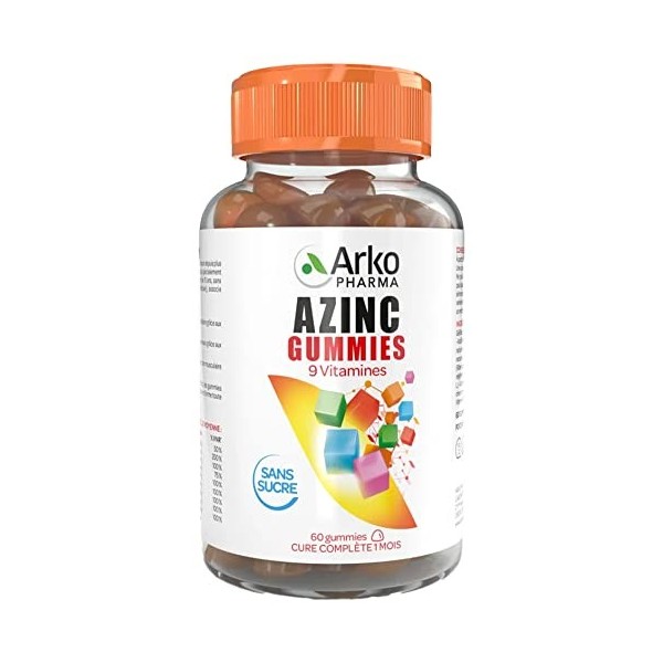 Arkopharma Azinc Gummies 9 Vitamines 60 Gummies