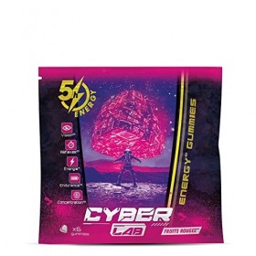 Gummies Énergisantes gaming, sport | 6 Gummies Taurine, Vitamine E, A, Vitamine B & Vitamine C, Caféine, Zinc | Vitamines adu