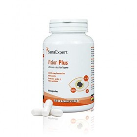 SanaExpert Vision Plus pour la santé du nerf optique, de la vue et des yeux, avec extrait de Tagetes, lutéine, zéaxanthine, c