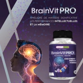 Healthy Fusion Booster de mémoire et de concentration | Multivitamines, minéraux et oligo-éléments | Renforce vos défenses | 