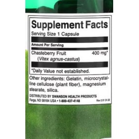 Spectrum Chasteberry Fruit, 400 mg – 120 caps, soutien naturel pour le bien-être de la femme