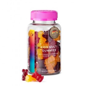 Multi-Vitamines Enfants - Sans Sucre - Multivitamines Gummies pour Enfants et Adults - Nutriments Essentiels - 60 portions - 