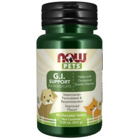 Now Pet Gi Support pour Chien/Chat 90 Comprimés