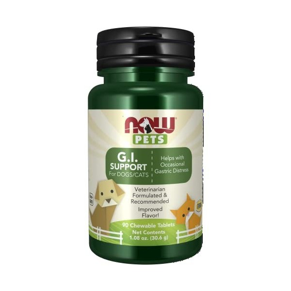 Now Pet Gi Support pour Chien/Chat 90 Comprimés