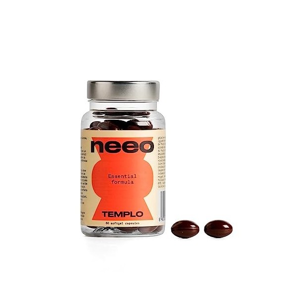 NEEO | Multivitamines 3 en 1 | Riche en Vitamines, Oméga 3 et Antioxydants | Actifs Naturels Cliniquement Prouvés | Arôme Cit