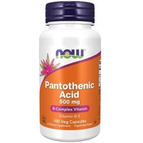 NOW Foods Pantothenic Acid, 500 mg – 100 gélules