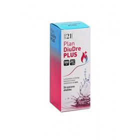 Plameca - Plan 21 Diudre Plus, avec du café vert, du thé vert, de la l -carnitine et du chrome, un contrôle du poids corporel