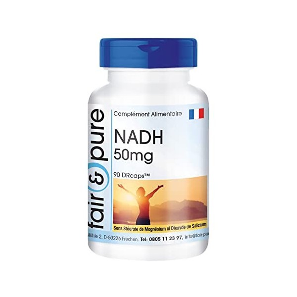 Fair & Pure® - NADH 50mg - végan - 90 DRcaps™