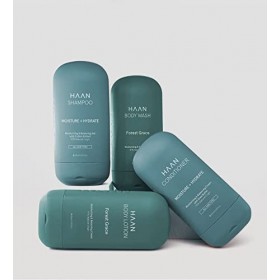 HAAN - Set de voyage Essentials on the Go pour soins personnels et hygiène format voyage - rechargeable et végan