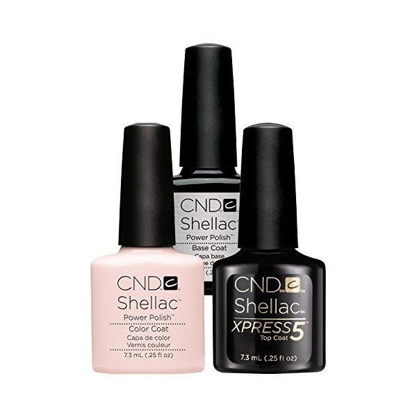 CND Shellac Xpress5 Beau Plus Base Top Coat 1er Set 1 x 22 ml