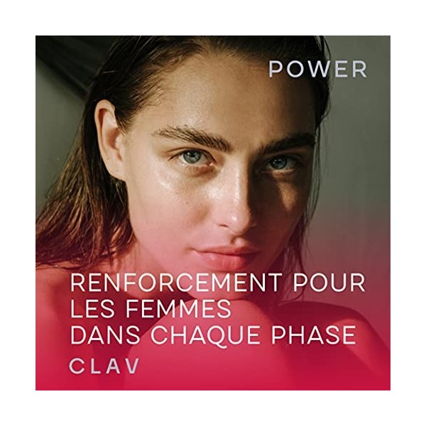 Power - Équilibre Hormone Feminine - Vitamine Femme avec Gattilier Vitex + Alchemille + Igname Sauvage + Sauge Salvia Officin