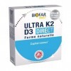 BIOFAR ULTRA K2 D3 DIRECT - Synergie des Vitamines K2 MK7 Forme Naturelle , D3 et C - Capital Osseux et Dentaire - Goût Frui
