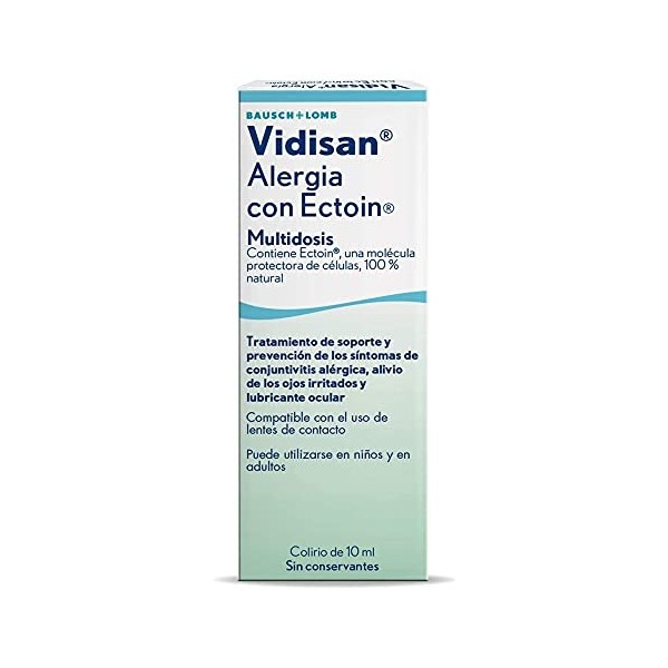 Vidisan Allergy Eye Drops Avec Ectoïne 10Ml