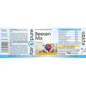 Fair & Pure® - Mélange de baies - 8 baies avec spiruline - végan - multivitamines naturelles - 120 gélules