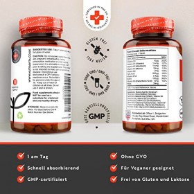 Vitamine B Complex Extra Fort avec Vitamine D - 365 Comprimés 1 an dApprovisionnement - Sans Gluten - 8 Vitamines B actives 