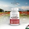 Bandini® Complex Vitamine B 60 CAPSULES - Vitamines B à dosage élevé - B1, B2, B3, B5, B6, B7, B9, B12, PABA, Bétaïne, Cholin