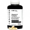 Vitamine B Complex. 210 gélules vegan pour 7 mois. Complexe de Vitamines B avec B1, B2, B3, B5, B6, B12, Biotine et Acide Fol