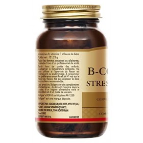 Solgar B-Complex Stress Formula - Relaxation et Vitalité - Vitamines B - Levure de bière - Complément Alimentaire - Flacon de