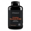 Complexe Vitamines B MAX, 365 Comprimés | 8 Vitamines B + Choline & Inositol | Aide à Réduire la Fatigue et Contribue au Bon 