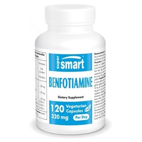 Benfotiamine - Vitamine B1 - Aide à Réduire la Fatigue Mentale et Physique - Booste le Métabolisme - Participe au Fonctionnem