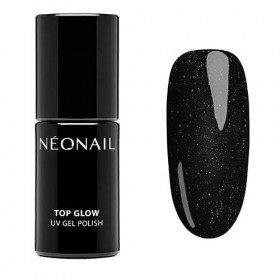 NEONAIL Vernis Semi Permanent Top Coat 7,2 ml Vernis Gel UV Semi Permanent Top Glow Multicolor Holo Top Coat Vernis à Ongles 