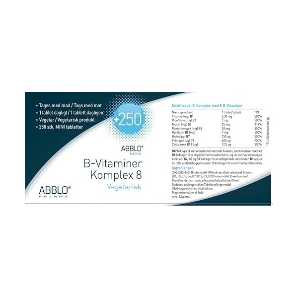 Vitamine B Complexe - 250 comprimés