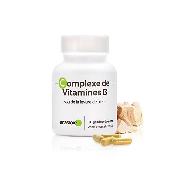 COMPLEXE DE VITAMINES B * 200 Mg / 30 Gélules * Vitamines B1, B2, B...