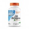 Doctors Best, Fully Active B-Complex Complesso B Completamente Attivo , Dépôt de 4 Jours, 30 Capsules végétaliennes, Testé 