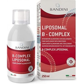 Bandini® Vitamine B Complex Liposomal Liquide 250 ml - Vitamines du groupe B à dosage élevé - B1, B2, B3, B5, B6, B7, B9, B12