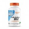 Doctors Best, Fully Active B12 B12 Entièrement Active , 1.500mcg, Dépôt de 3 Jours, 60 Capsules végétaliennes, Testé en Lab