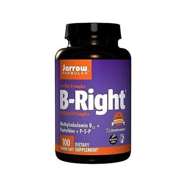 Jarrow Formulas, B-Right, Complexe De Vitamine B, Avec Choline Et I...