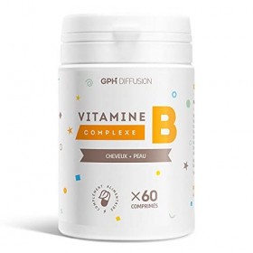 Vitamines B Complexe - 60 comprimés – Cheveux - Peau - GPH DIFFUSION