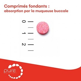 Pure B – 60 Comprimés Hautement Dosés Vitamine B – Comprimés Véganes – Complément Alimentaire pour la Fatigue et le Renforcem
