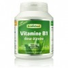 Greenfood Vitamine B1, 100 mg, dose élevée, 150 gélules - pour un métabolisme énergétique normal-Sans additifs artificiels. S