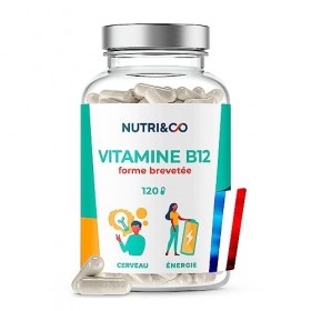 Vitamine B12 Vegan 1000 mcg - Méthylcobalamine Brevetée Pure et Biodisponible - Haute Absorption - Fatigue Energie Immunité -