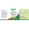 Fairvital | Vitamine B12 + Acide folique - Méthylcobalamine sublinguale 500µg + Vitamine B9 100µg - VEGAN - 90 comprimés - Qu