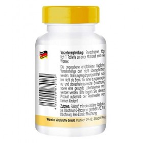 Riboflavine 5-phosphate - vitamine B2 - végétalien - 100 comprimés - riboflavine active | Warnke Vitalstoffe