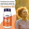 Now Foods, Vitamine B2 Riboflavine , 100mg, 100 Capsules végétaliennes, Testé en Laboratoire, Sans Gluten, Sans Soja, Végéta