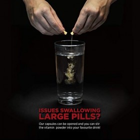 Vitamine B2 Riboflavine 250mg - 70 Capsules 2+ mois à Désintégration Rapide, Chacune avec 250 mg Vit B2 Riboflavin et de Qu