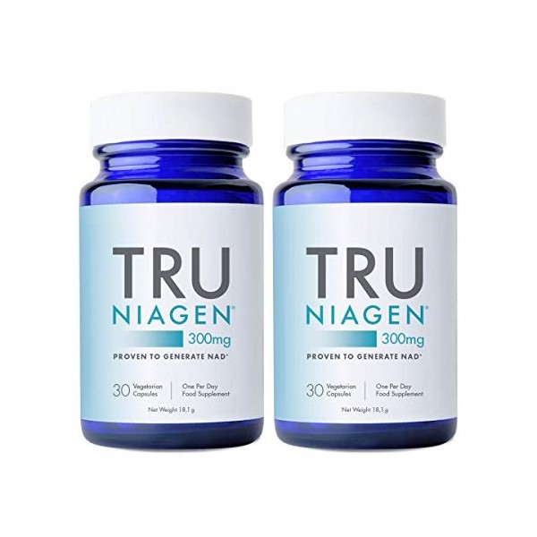 TRU NIAGEN │ Suppléments de nicotinamide riboside NAD+ pour réduire lépuisement et la fatigue, formule brevetée NR, 90 pièce