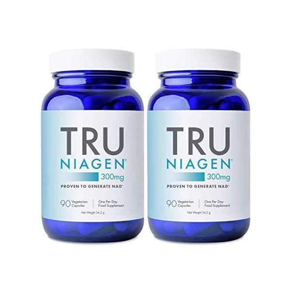 TRU NIAGEN │ Suppléments de nicotinamide riboside NAD+ pour réduire lépuisement et la fatigue, formule brevetée NR, 90 pièce