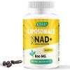 Liposomal NAD+ & Trans-Resveratrol 800mg Softgels, NMN Alternative Plus Efficace Que NMN, Haute Absorption, Supplément NAD+ R