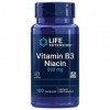 Life Extension, Niacine Vitamine B3 , 500mg, Hautement Dosé, 100 Capsules, Testé en Laboratoire, Sans Gluten, Sans Soja, San