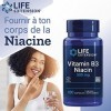 Life Extension, Niacine Vitamine B3 , 500mg, Hautement Dosé, 100 Capsules, Testé en Laboratoire, Sans Gluten, Sans Soja, San