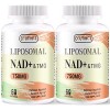 liposomal NAD+ 500mg avec TMG 250mg, véritable supplément de NAD+ pas un précurseur plus efficace que le NMN, absorption su